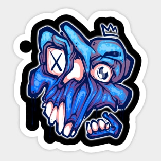 Graffiti Skull Sticker